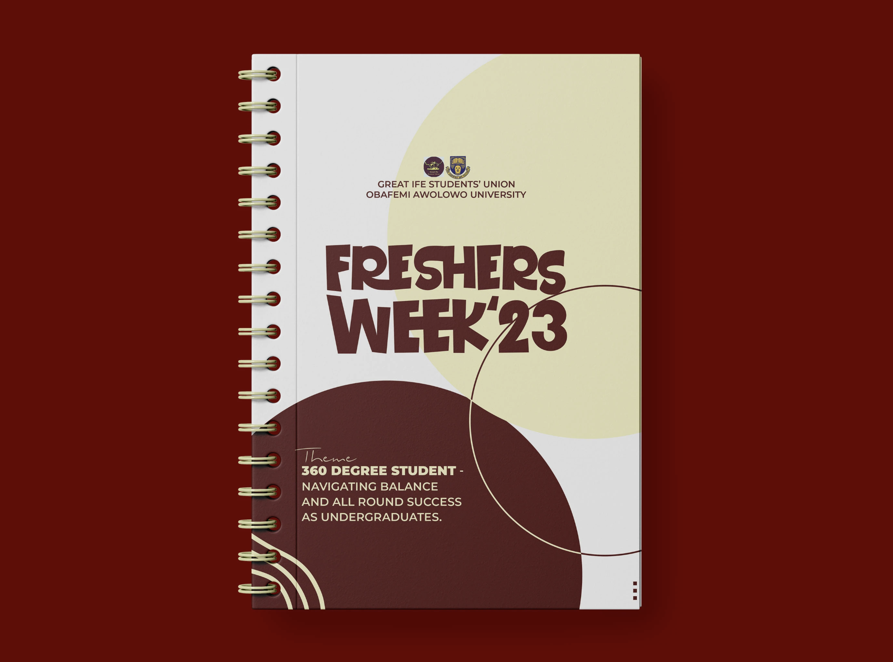 Freshers' Week'23 Event Branding