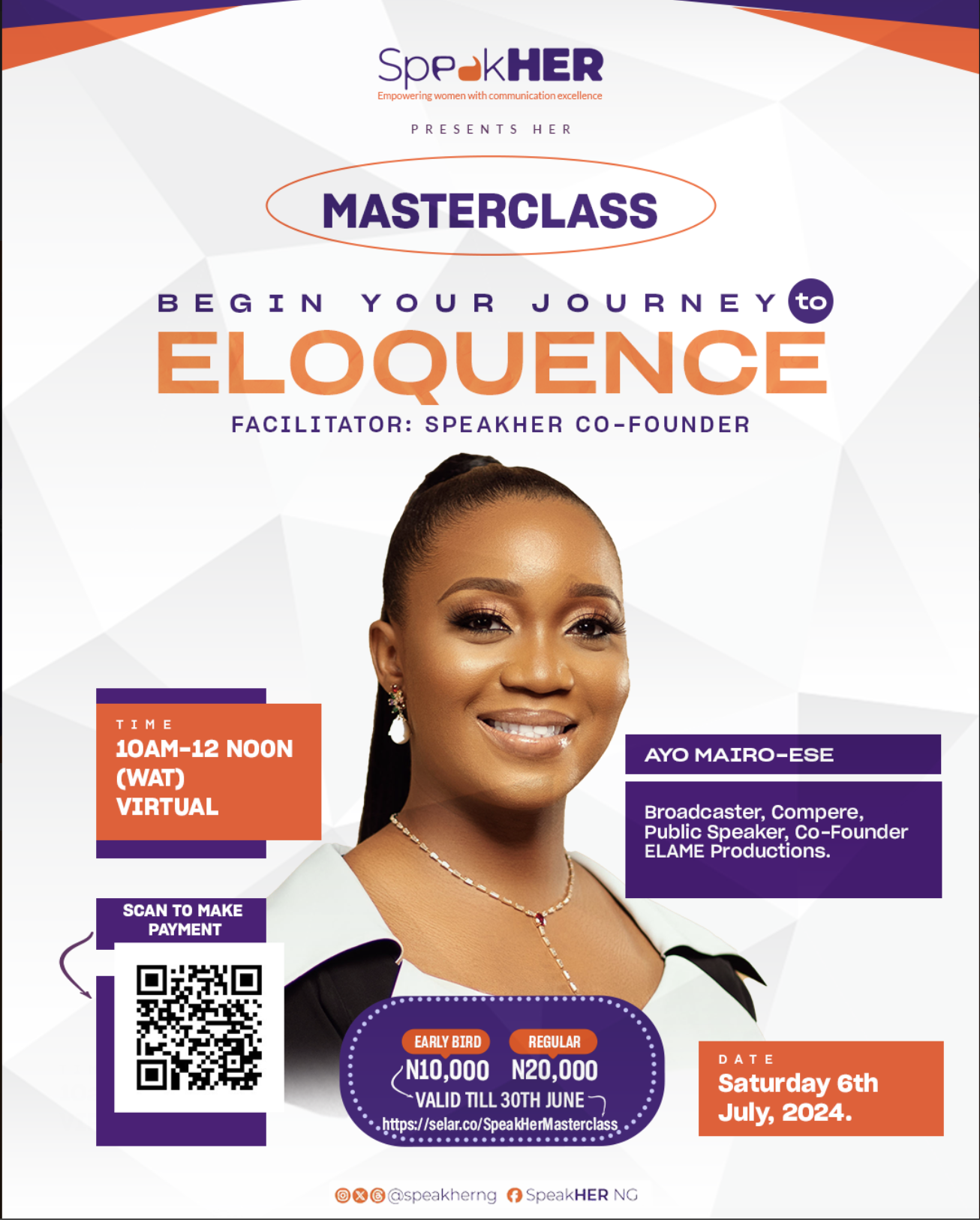 SpeakHer Social Media Designs