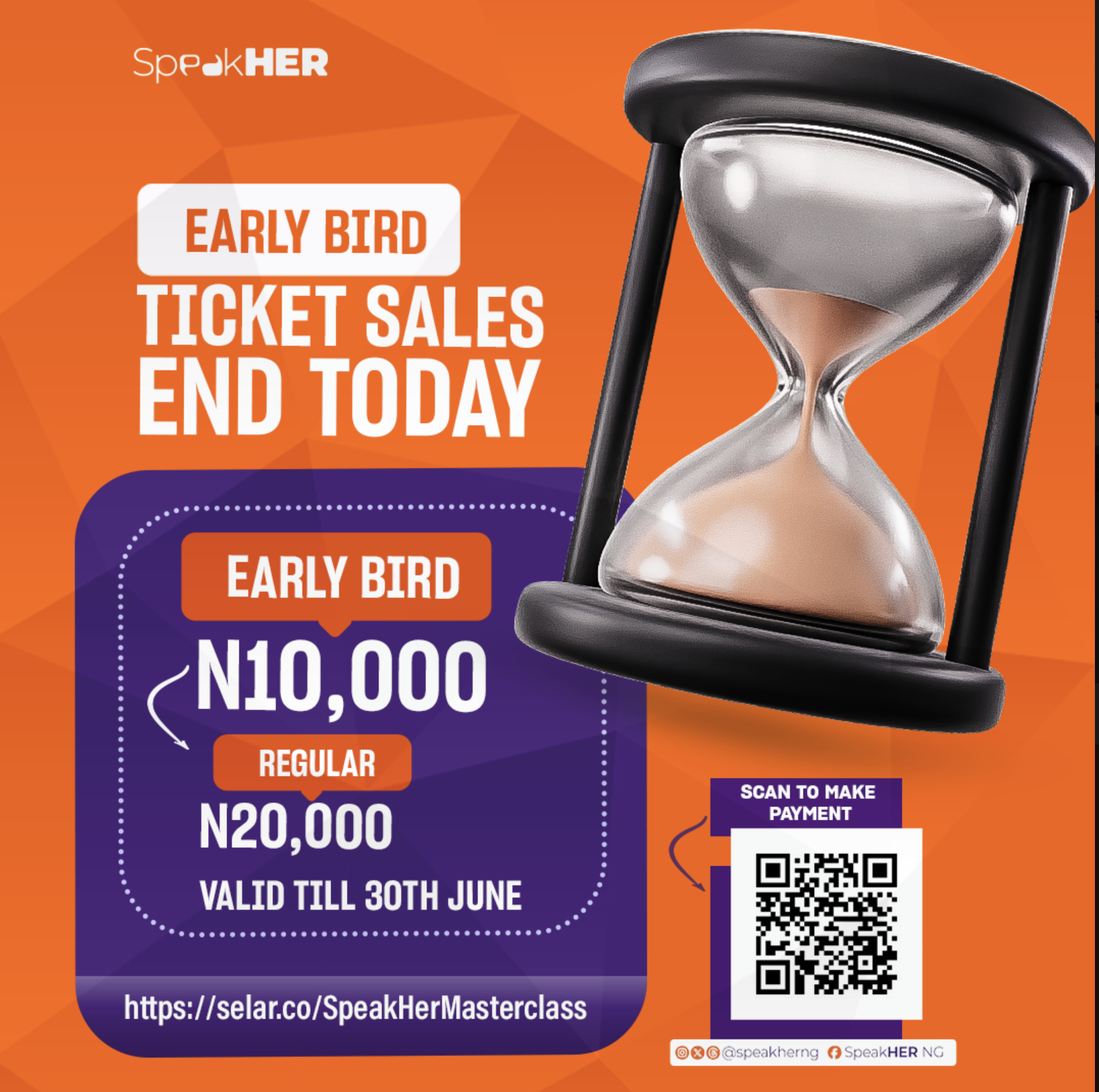 SpeakHer Social Media Designs